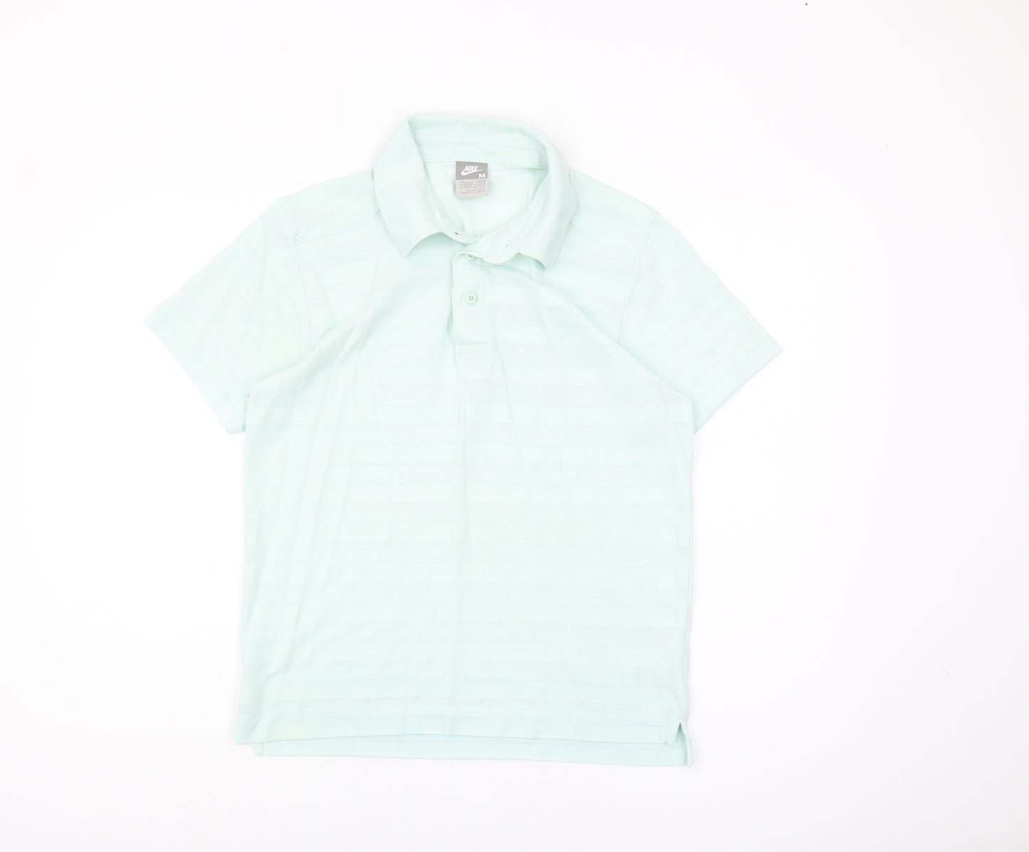 Nike Unisex Green Polo Shirt M Short Sleeve Casual