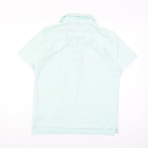 Nike Unisex Green Polo Shirt M Short Sleeve Casual