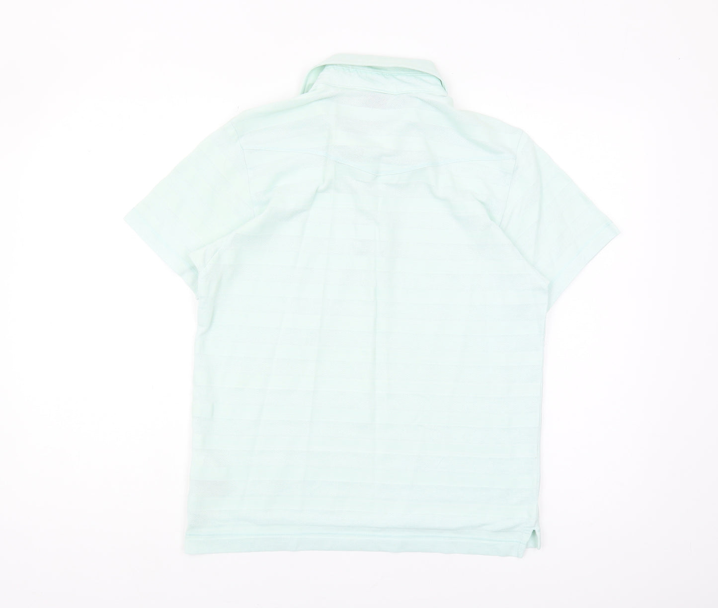 Nike Unisex Green Polo Shirt M Short Sleeve Casual