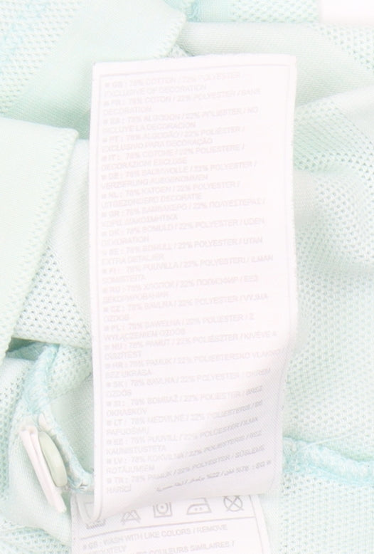 Nike Unisex Green Polo Shirt M Short Sleeve Casual