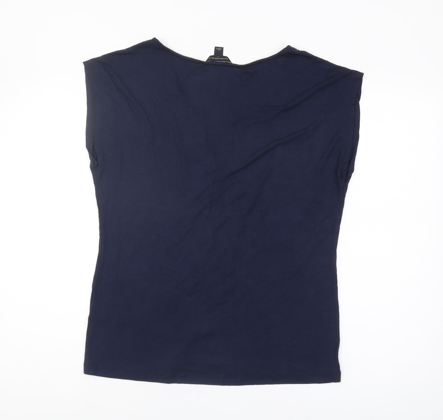 Banana Republic Women's Blue V-Neck Blouse L