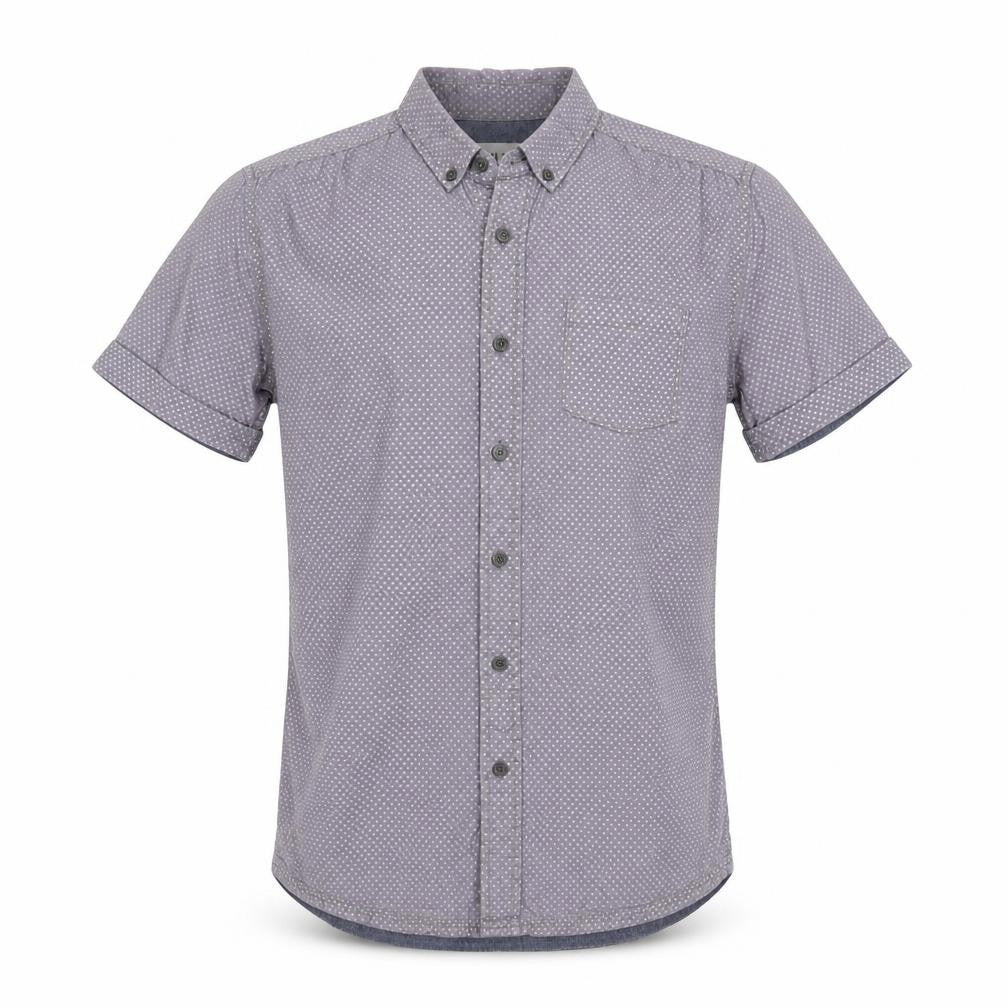 SoulCal Men's Grey XS Short Sleeve Button-Up Shirt