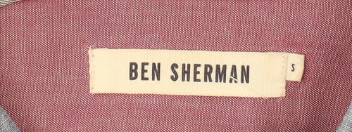 Ben Sherman Men's Blue Cotton Chambray Shirt S