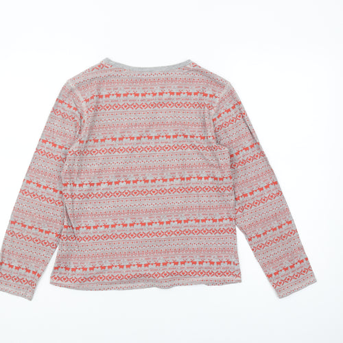 Tokyo Laundry Women's Multicoloured Fair Isle Christmas Top M