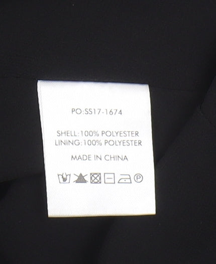 Hush Women's Black Sleeveless Halter Dress Size 8