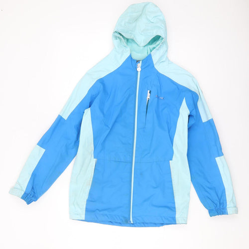 Regatta Boys Blue Waterproof Jacket 11-12 Years Hooded