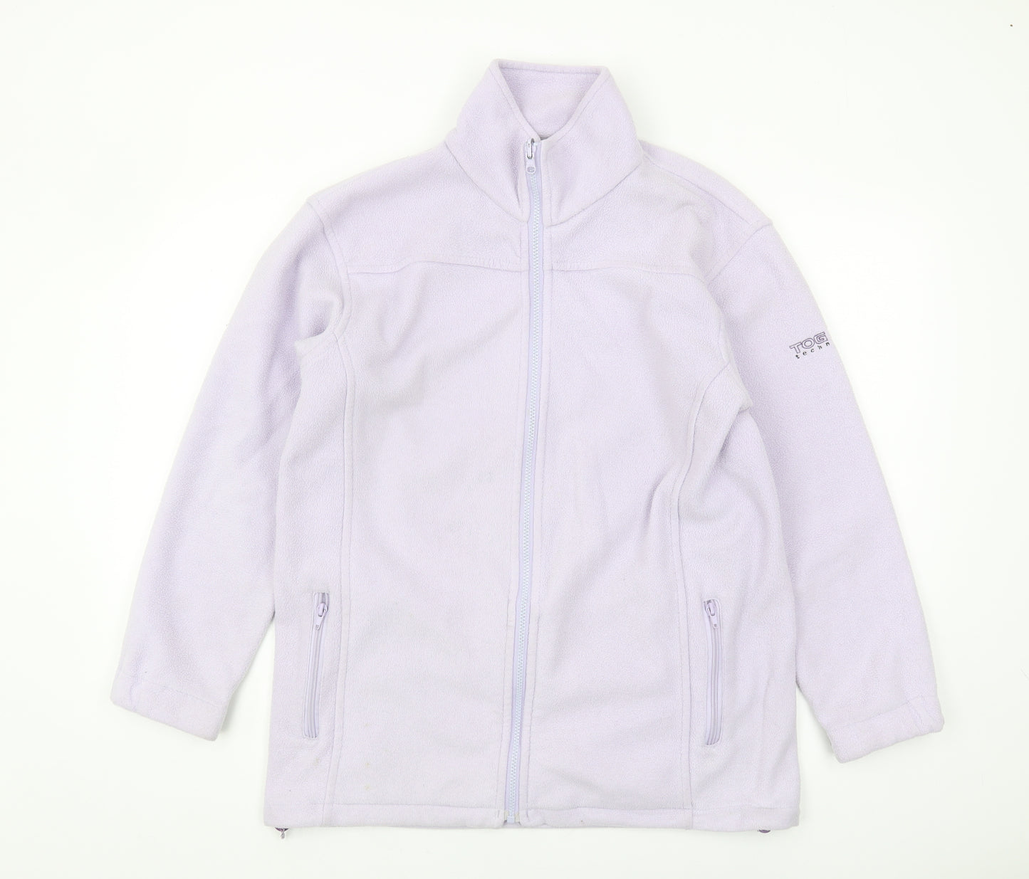 TOG 24 Women's Purple Full Zip Fleece Jacket Size 12
