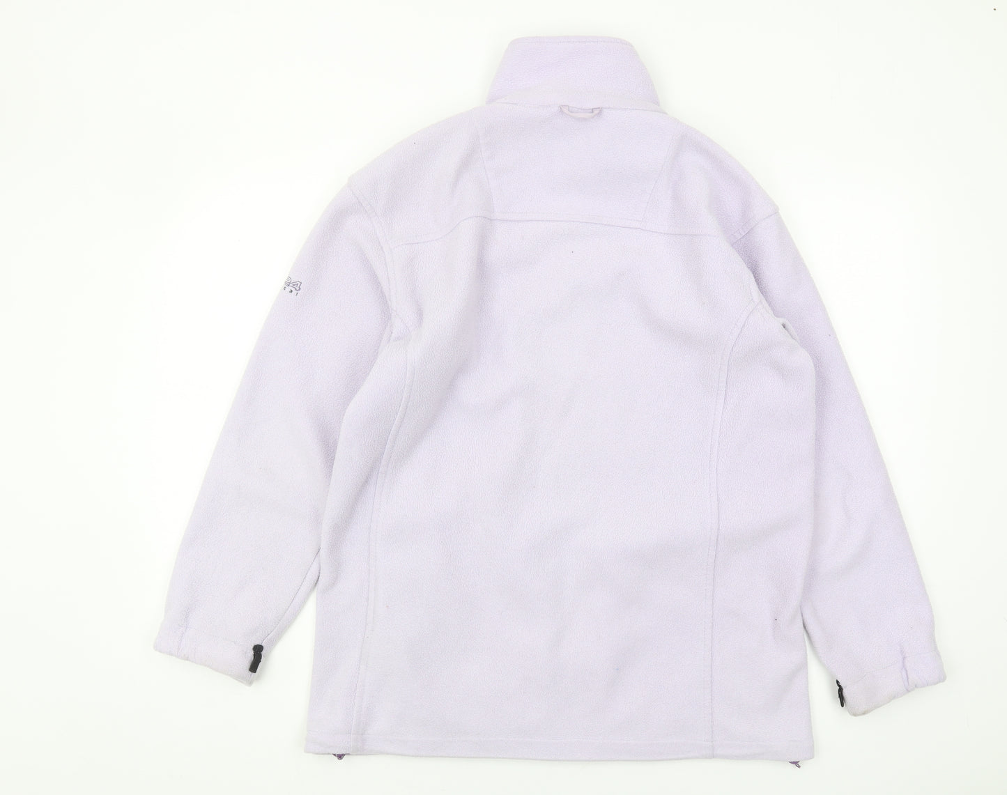 TOG 24 Women's Purple Full Zip Fleece Jacket Size 12