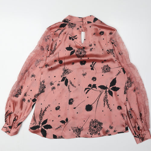 Next Women's Pink Floral Blouse Size 8
