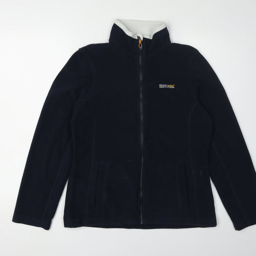Regatta Women's Black Fleece Jacket Size 10 Regular Fit
