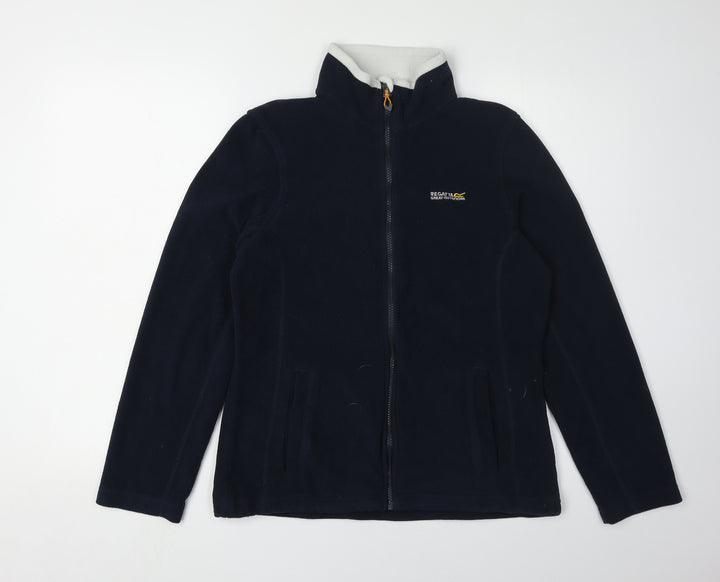 Regatta Women's Black Fleece Jacket Size 10 Regular Fit