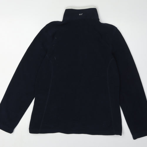 Regatta Women's Black Fleece Jacket Size 10 Regular Fit