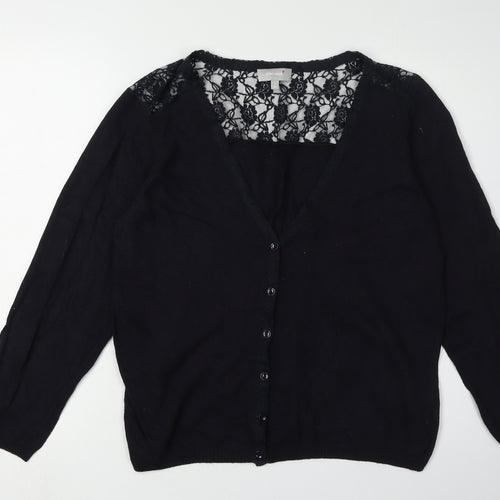 Marks and Spencer Women's Black Cardigan, Size 18