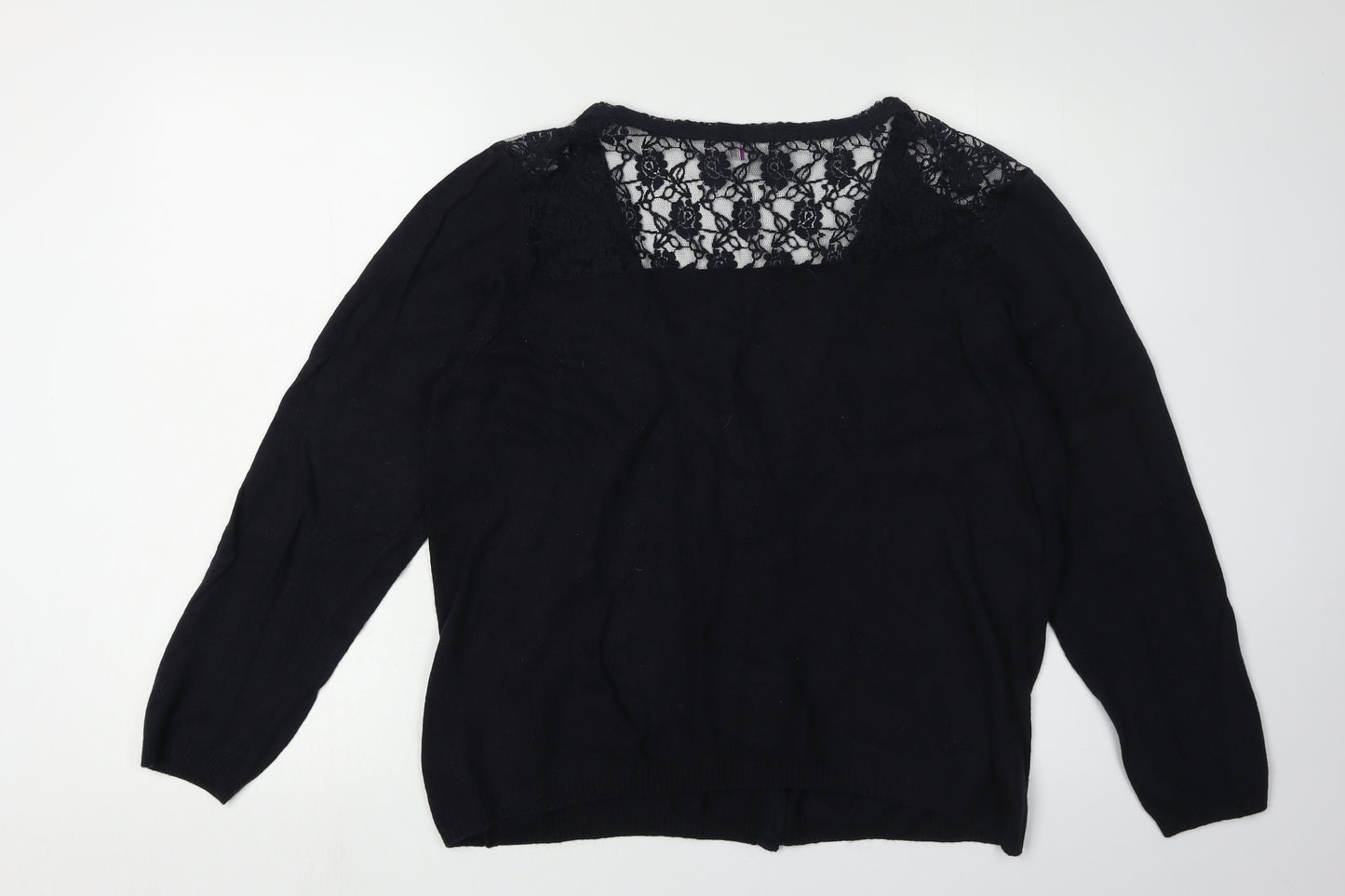 Marks and Spencer Women's Black Cardigan, Size 18