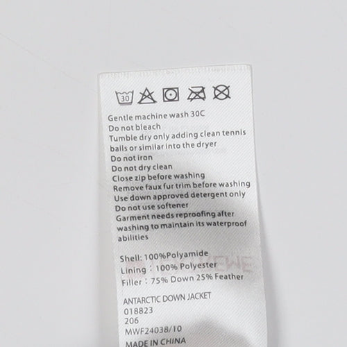 Mountain Warehouse Men's Black Parka Coat Size S