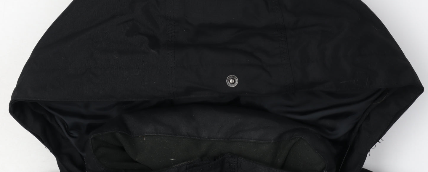 Mountain Warehouse Men's Black Parka Coat Size S