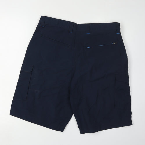 Marks and Spencer Men's Blue Athletic Shorts Size L