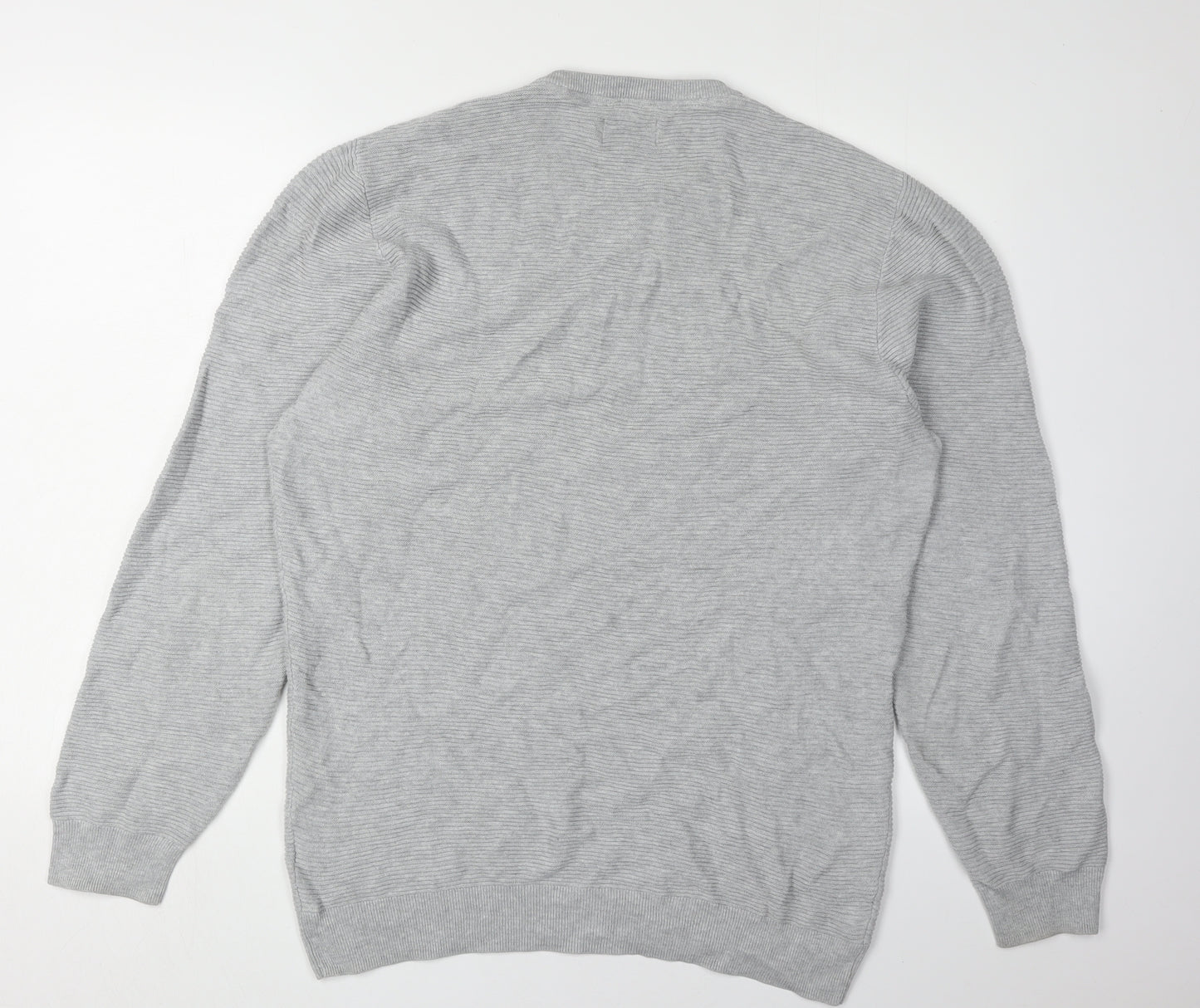 Greenwoods Men's Grey Pullover Jumper L