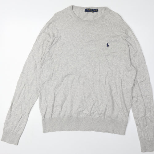 Polo Ralph Lauren Men's Grey 2XL Pullover Jumper