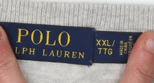 Polo Ralph Lauren Men's Grey 2XL Pullover Jumper
