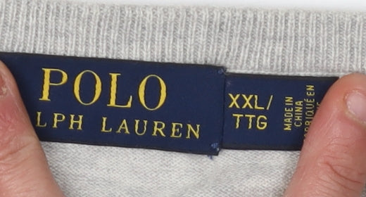 Polo Ralph Lauren Men's Grey 2XL Pullover Jumper