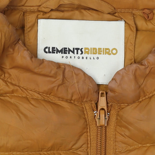Clements Ribeiro Women's Brown Puffer Jacket Size S