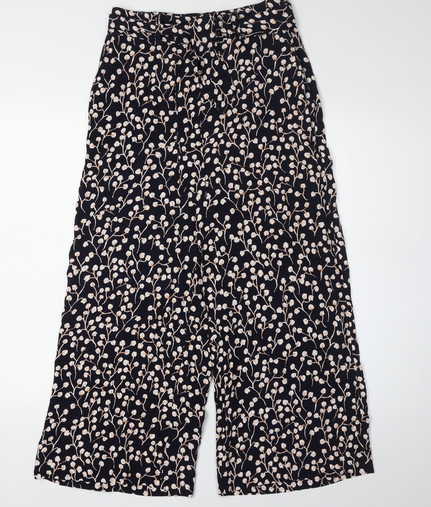 Mint Velvet Women's Multicoloured Floral Trousers Size 8