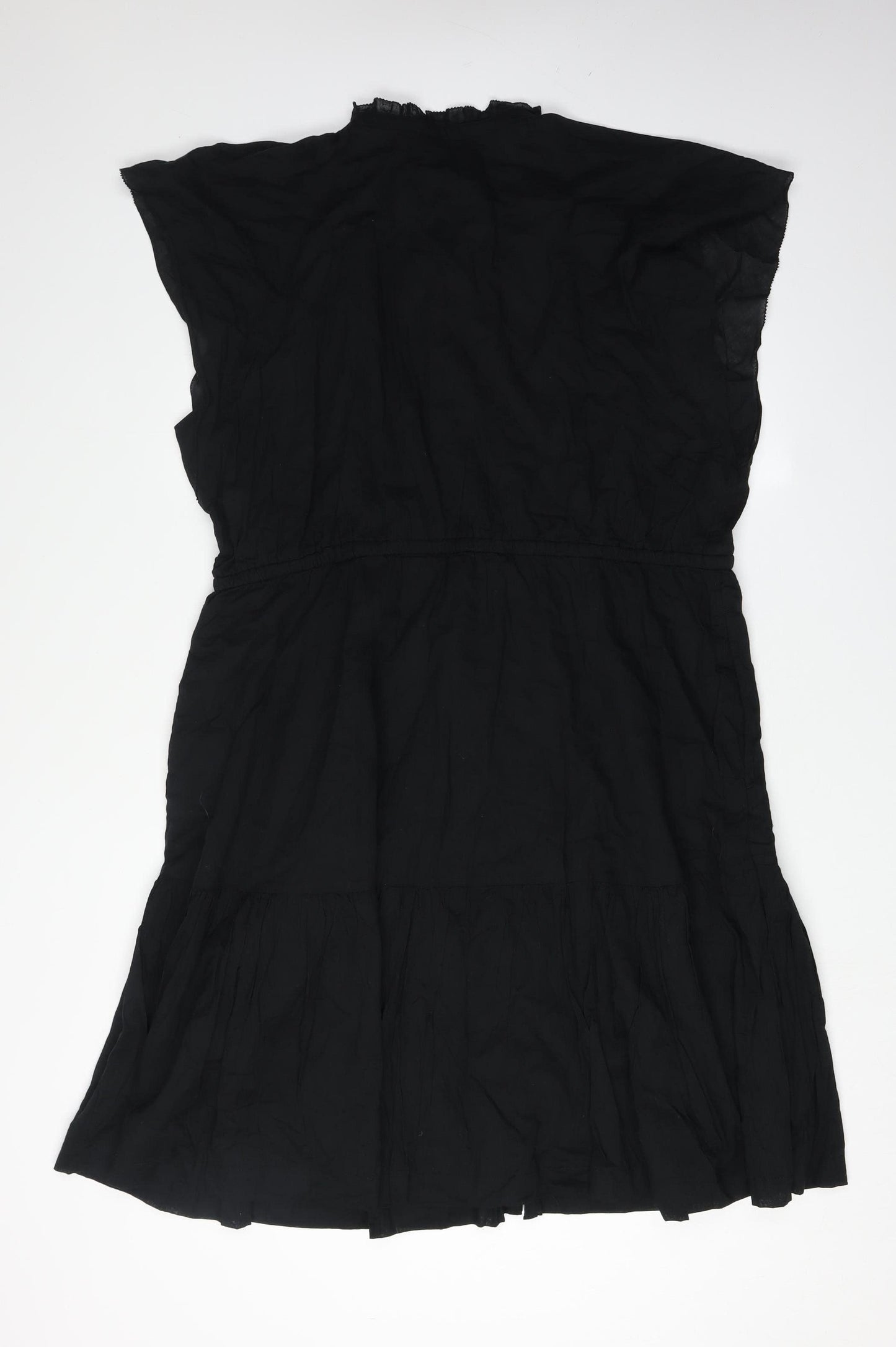 GAP Women's Black Button Dress XL