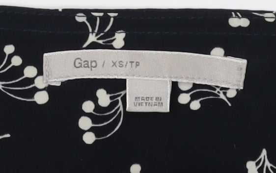 Gap Women's Black Floral Shift Dress XS