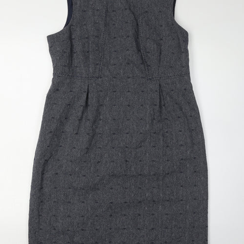 White Stuff Women's Grey Sheath Dress Size 14