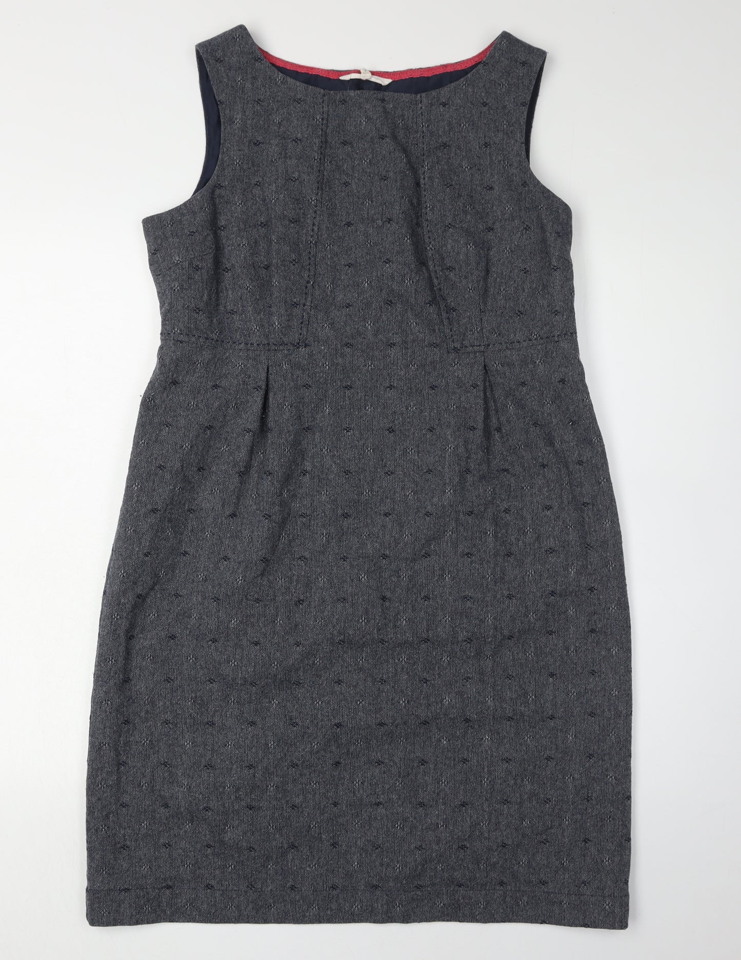 White Stuff Women's Grey Sheath Dress Size 14