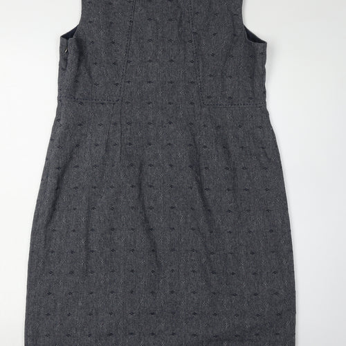 White Stuff Women's Grey Sheath Dress Size 14