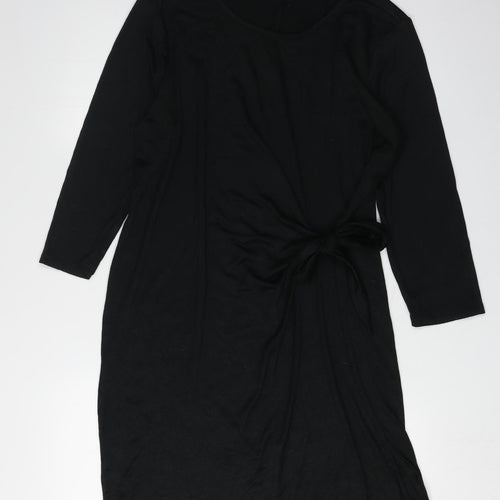 Gap Women's Black Knee Length Shift Dress - L