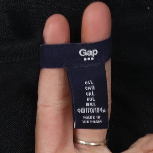 Gap Women's Black Knee Length Shift Dress - L