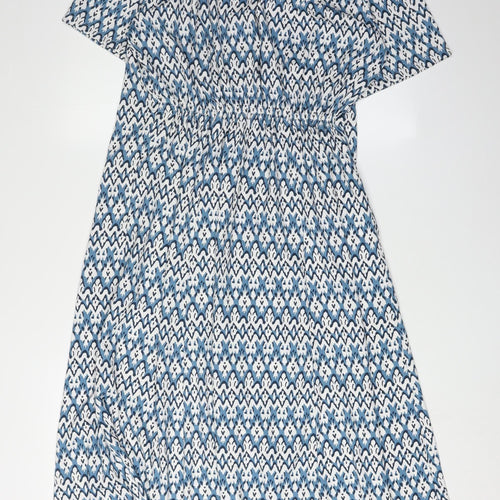 Cotton Traders Women's Blue Shirt Dress Size 14