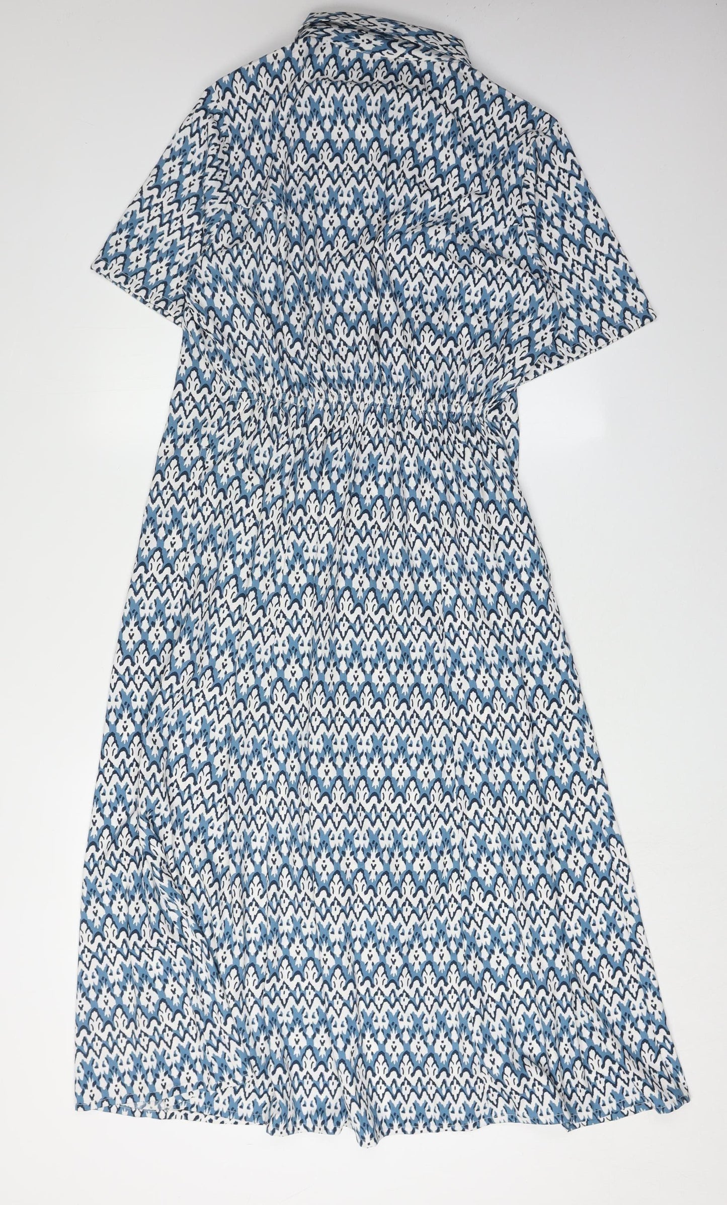 Cotton Traders Women's Blue Shirt Dress Size 14