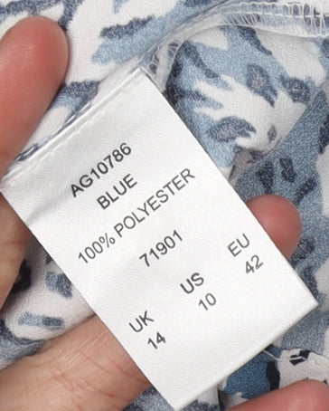 Cotton Traders Women's Blue Shirt Dress Size 14