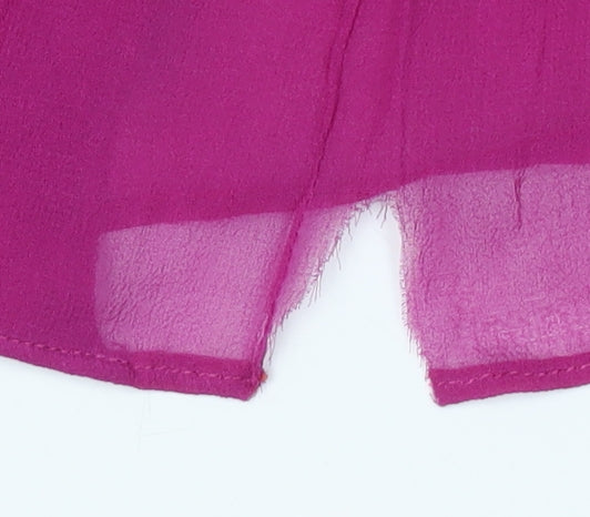 Kaliko Women's Purple Blouse, Size 14, Button Accent