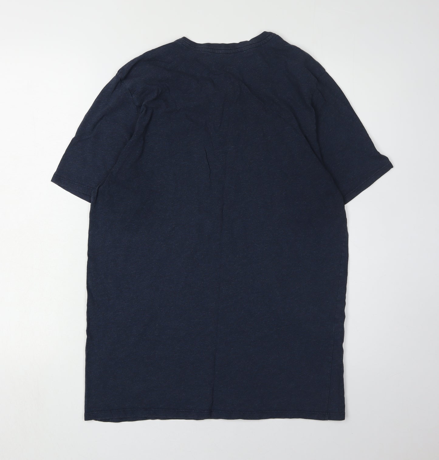 Nike Men's Blue Athletic Fit Tee, Size L, Crew Neck