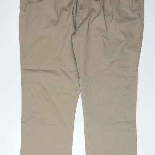 Cotton Traders Men's Beige Chino Trousers Size 42