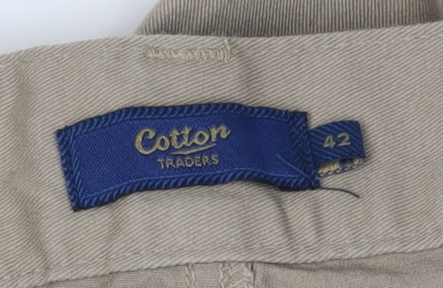 Cotton Traders Men's Beige Chino Trousers Size 42