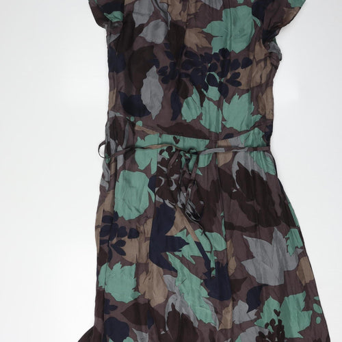 Great Plains Women's Multicoloured XL V-Neck Dress