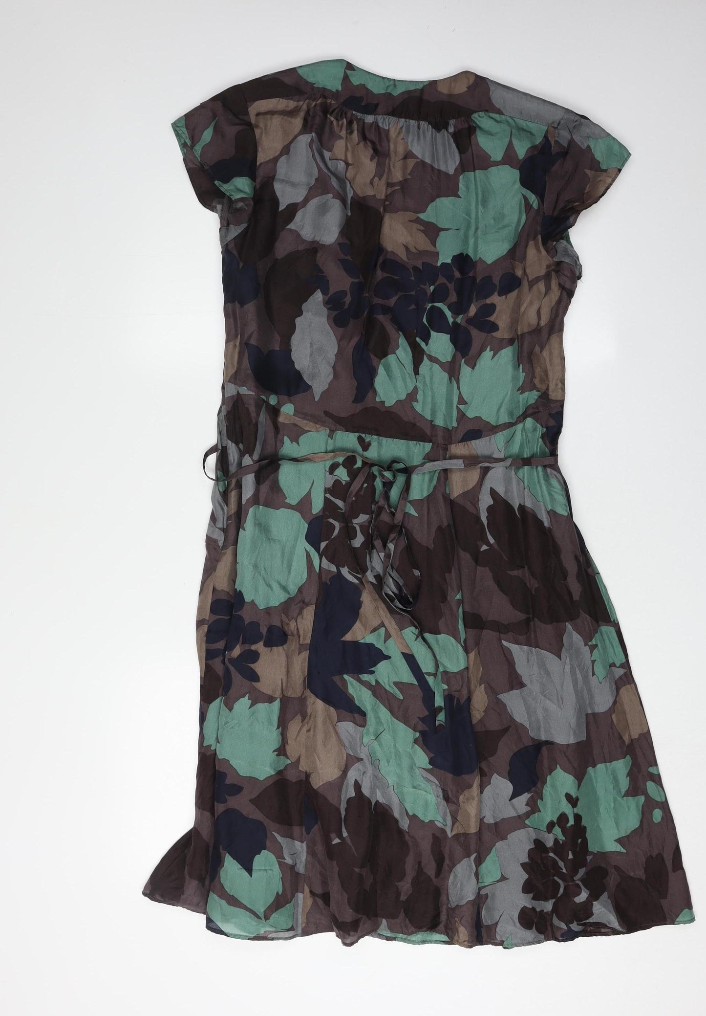 Great Plains Women's Multicoloured XL V-Neck Dress