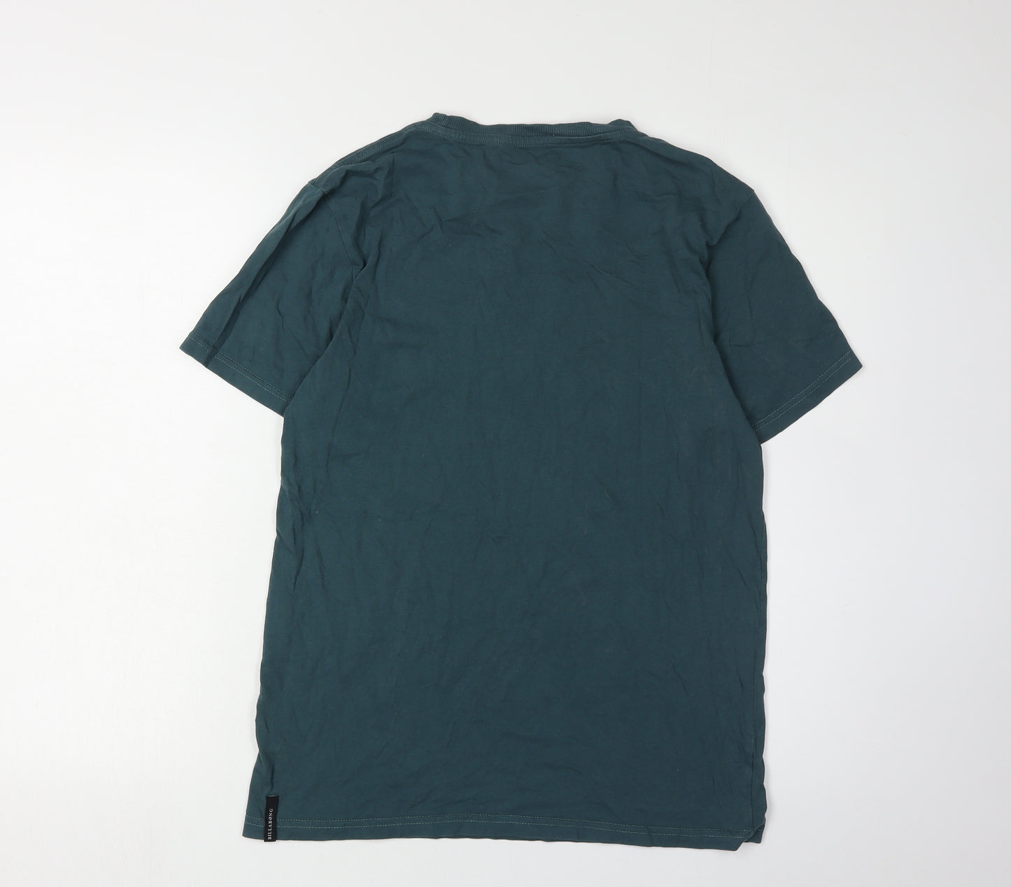 Billabong Men's Green Graphic Print T-Shirt Size 16