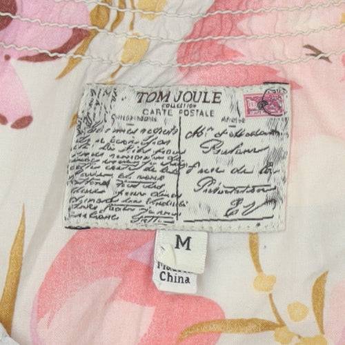 Tom Joule Women's Multicoloured Floral Tunic Blouse M