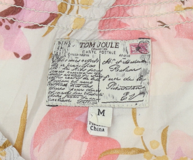 Tom Joule Women's Multicoloured Floral Tunic Blouse M