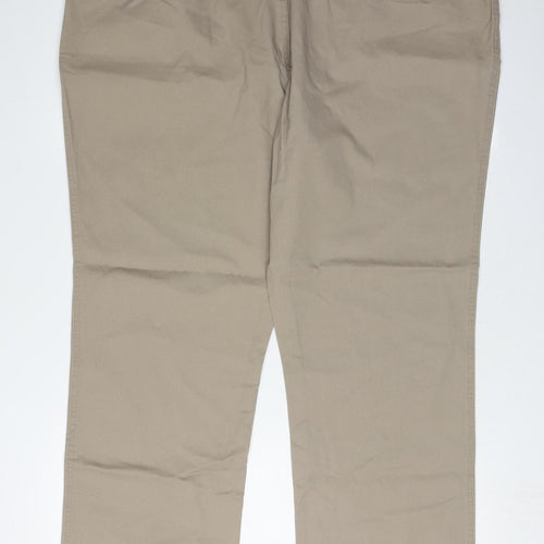 Cotton Traders Men's Beige Chino Trousers Size 42