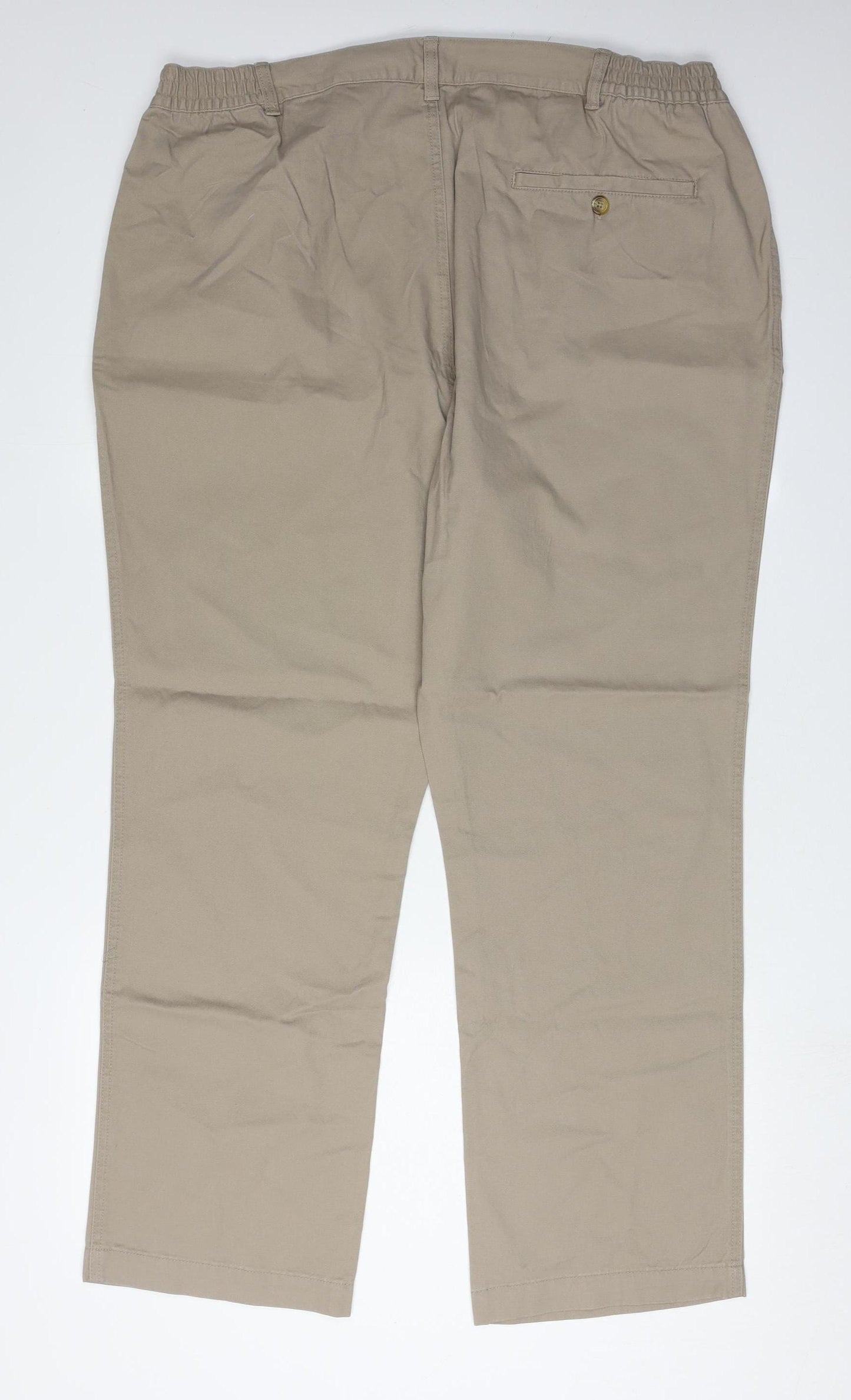Cotton Traders Men's Beige Chino Trousers Size 42