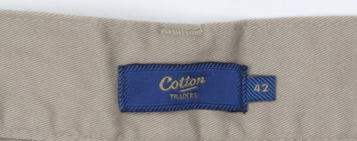 Cotton Traders Men's Beige Chino Trousers Size 42