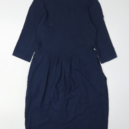 Jaeger Women's Blue Dress, Size 10, with Pockets